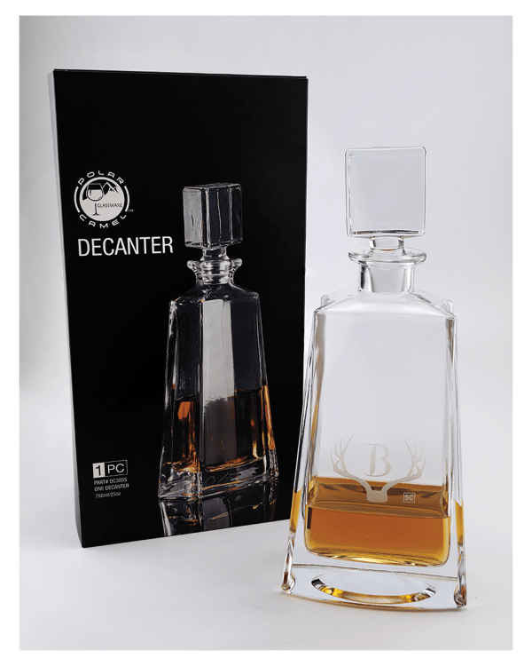 Tequila Decanter and Glasses view 4