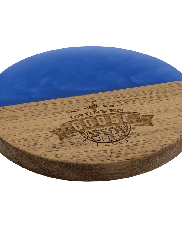 Acacia/Blue Pearl Resin Serving Boards & Coasters view 2