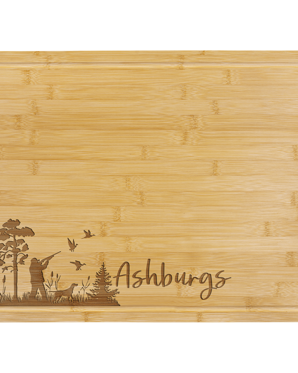 Bamboo Cutting Board with Drip Rings