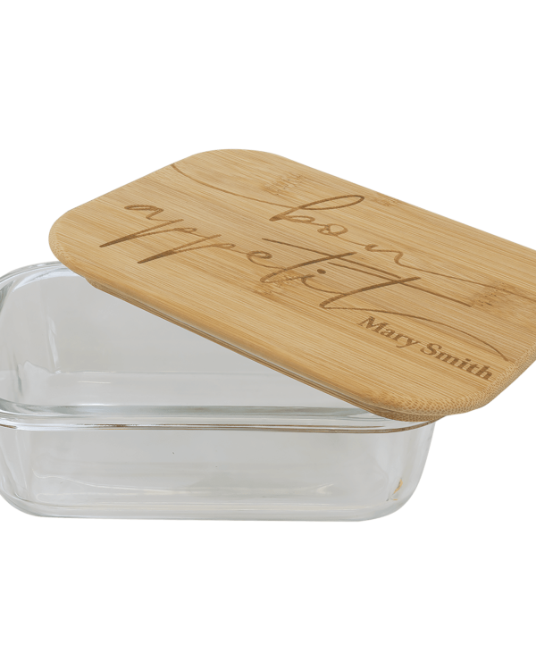 Glass Containers with Bamboo Lids view 4