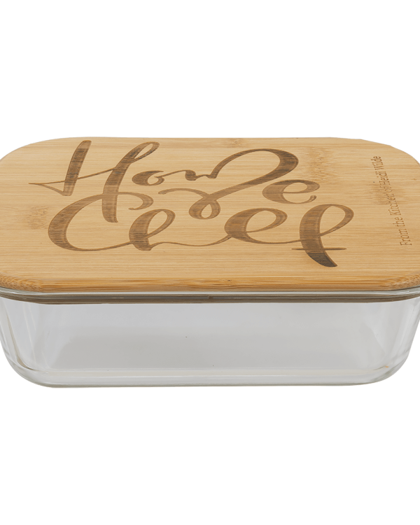Glass Containers with Bamboo Lids view 3