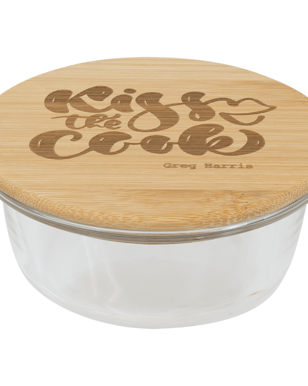 Glass Container with Bamboo Lids view 5